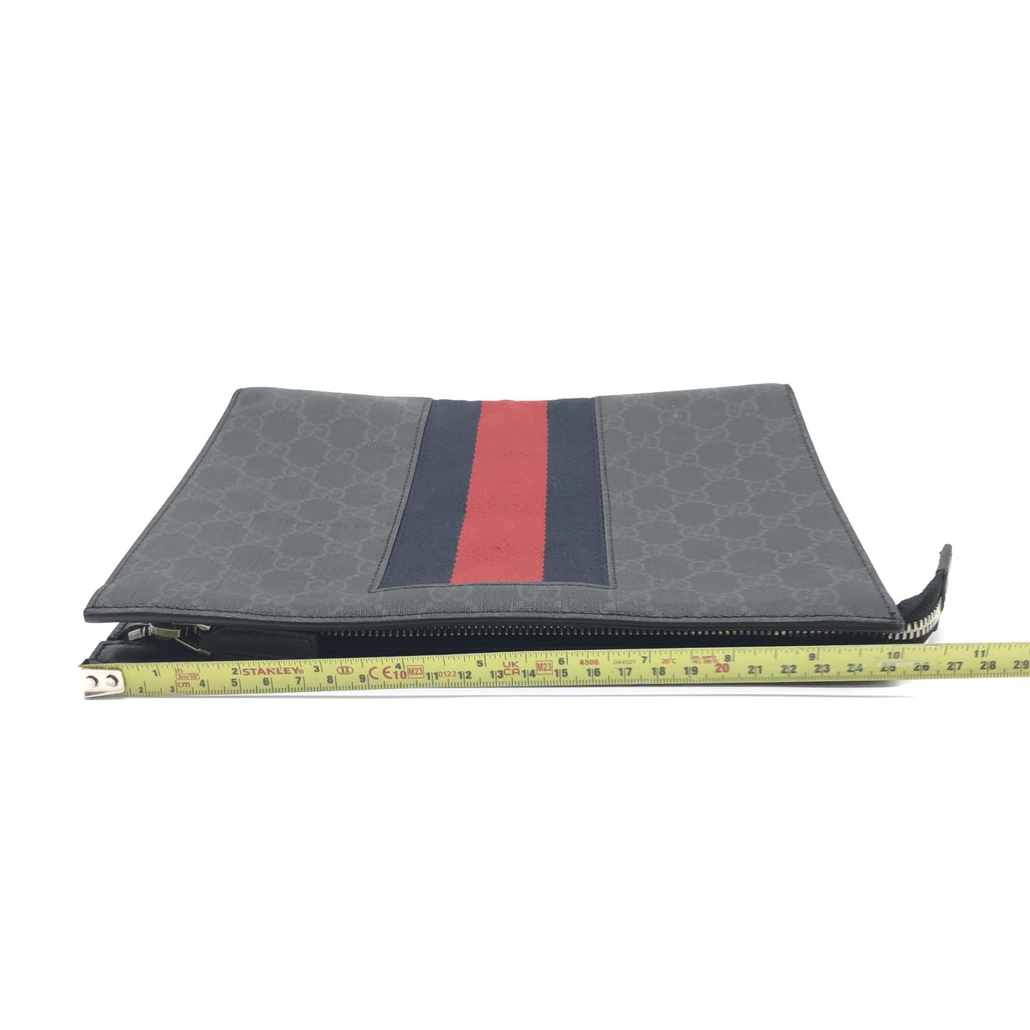 Gucci Pochette Toile Enduite Noir Vintage