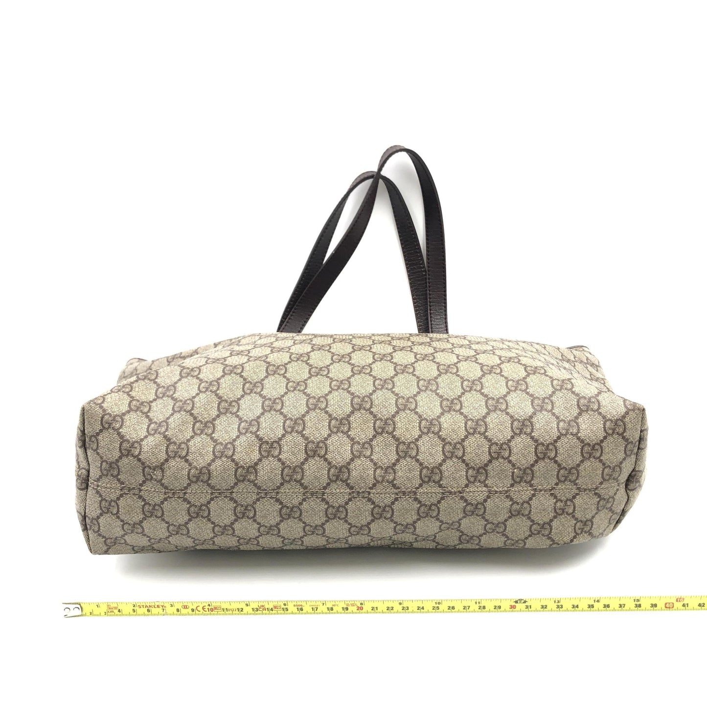 Gucci GG Supreme Tote Bag Beige/Ebony
