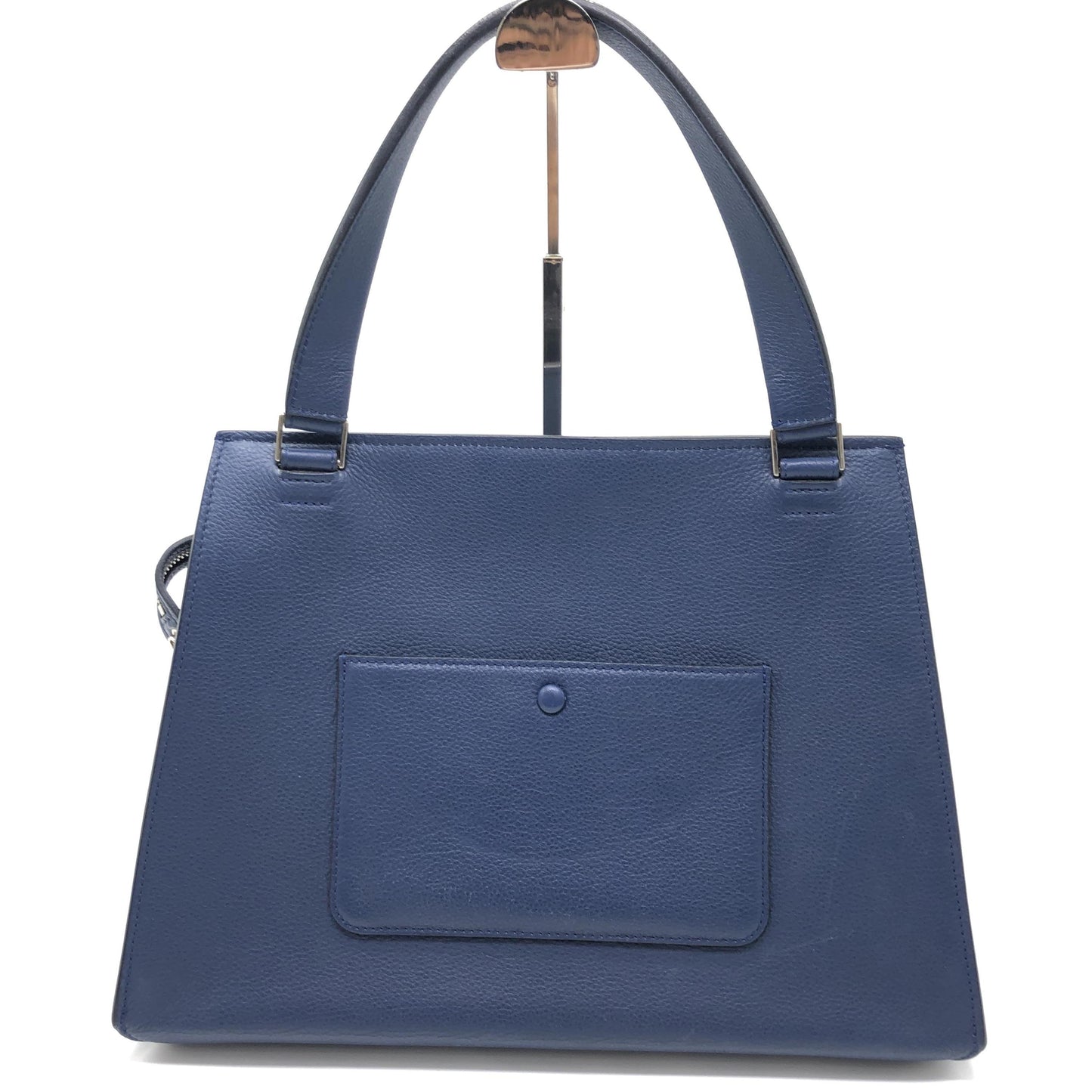 Céline Edge Medium en Cuir Grainé Bleu Marine