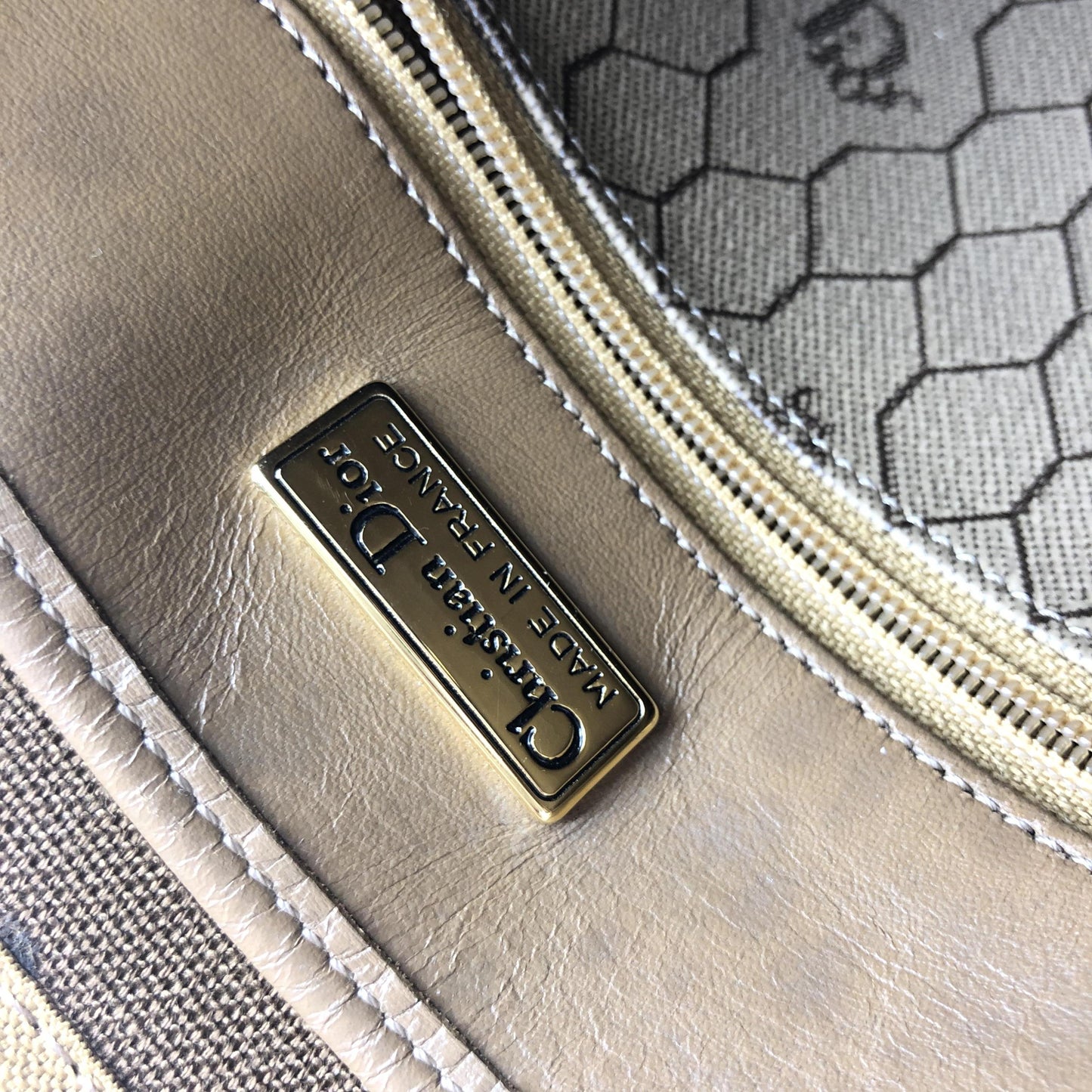 Christian Dior Honeycomb Cabas Vintage