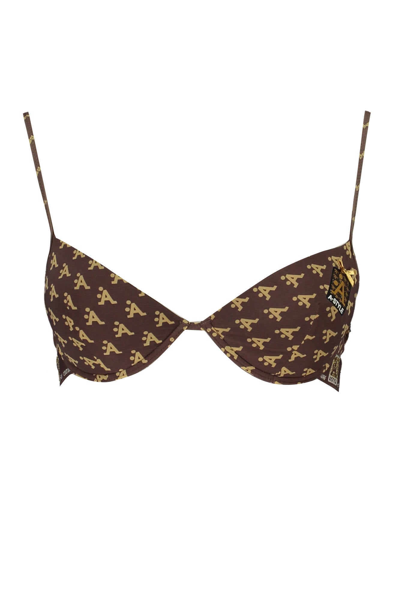 SOUTIEN-GORGE PUSH-UP STYLE A FEMME MARRON - A-STYLE