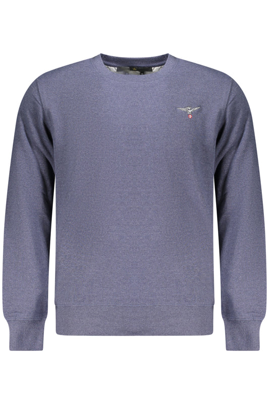SWEAT-SHIRT BLEU À FERMETURE ÉCLAIR POUR HOMMES DE L&#39;ACADÉMIE MILITAIRE - ACCADEMIA MILITARE