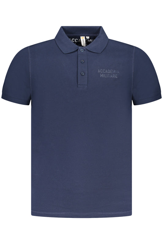 POLO BLEU À MANCHES COURTES POUR HOMMES DE L&#39;ACADÉMIE MILITAIRE - ACCADEMIA MILITARE
