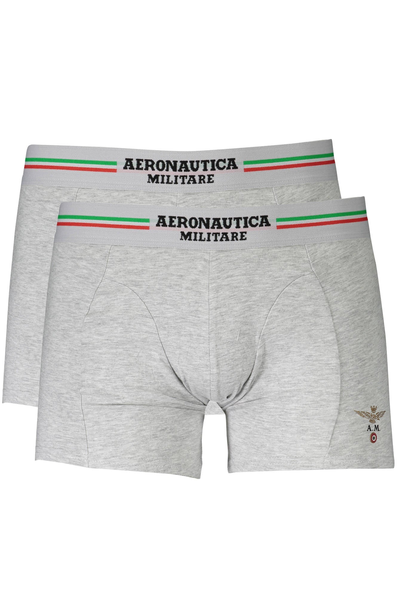 BOXER HOMME AERONAUTICA MILITARE GRIS - AERONAUTICA MILITARE