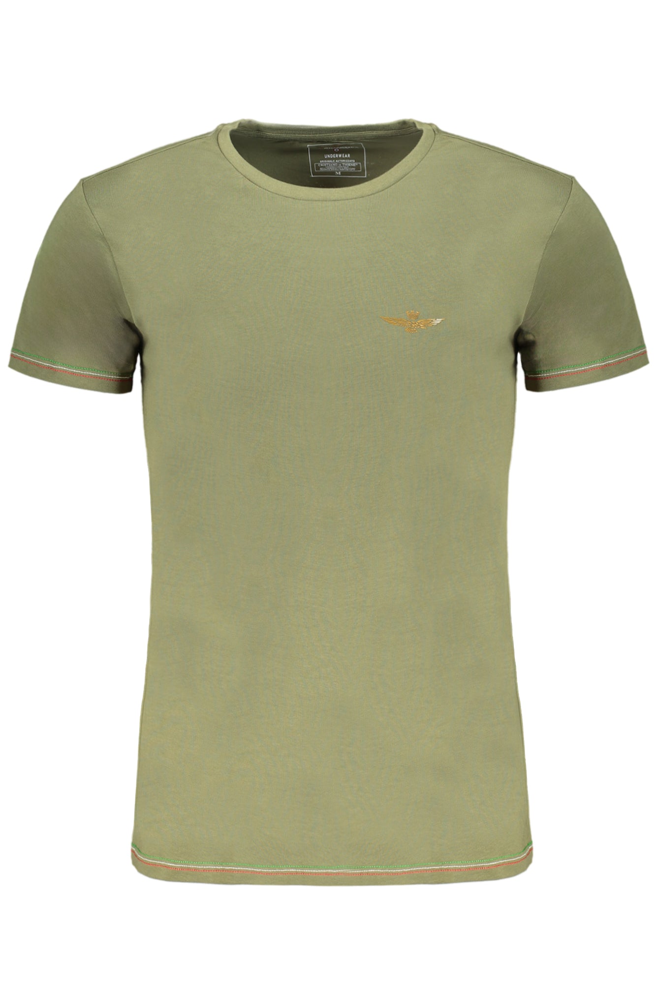 T-SHIRT MANCHES COURTES HOMME ERONAUTICA MILITARE VERT - AERONAUTICA MILITARE