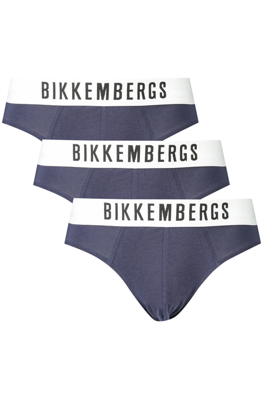 Slip bleu pour homme BIKKEMBERGS - BIKKEMBERGS