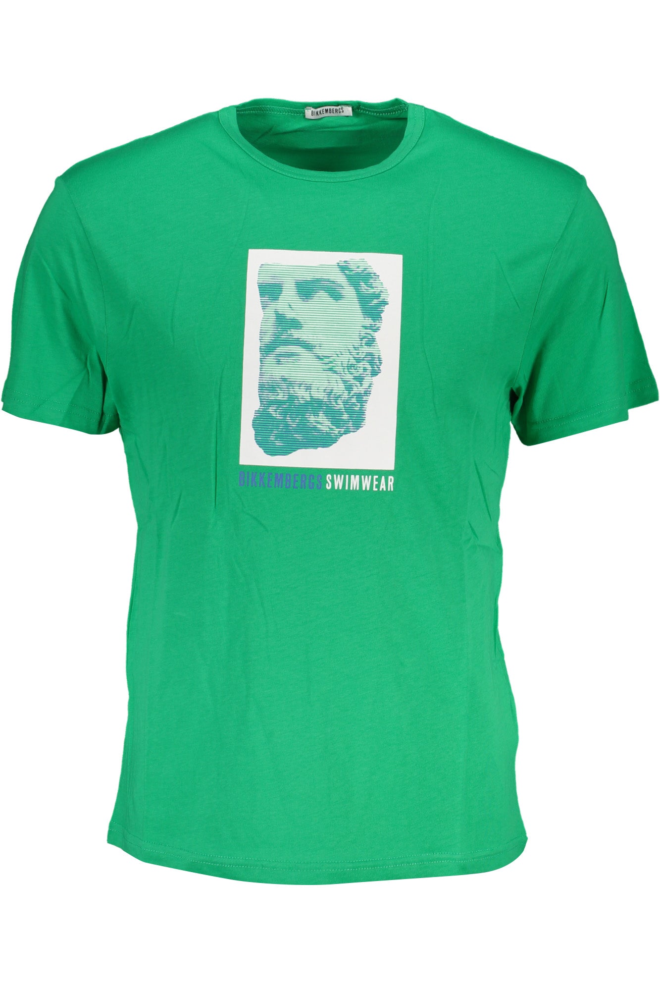 T-SHIRT À MANCHES COURTES HOMME BIKKEMBERGS VERT - BIKKEMBERGS