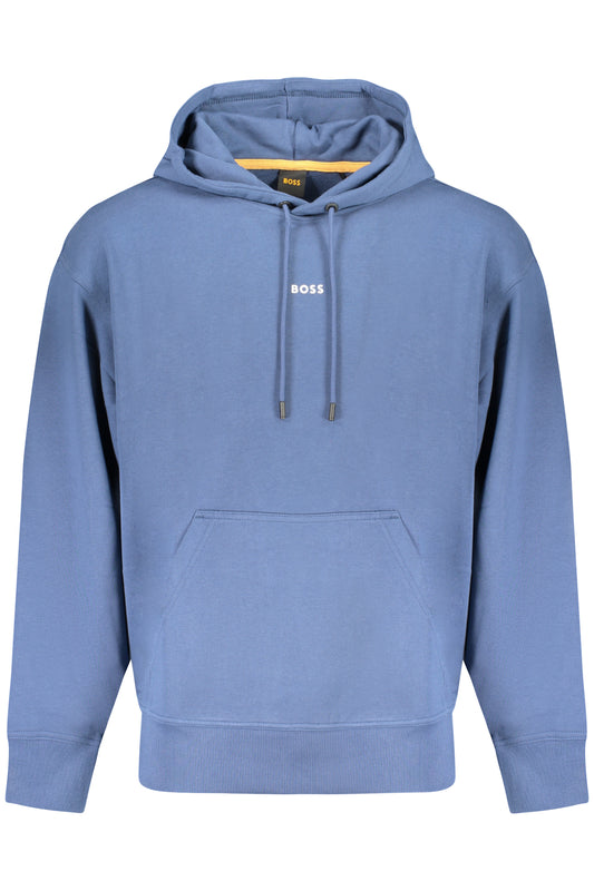 SWEAT-SHIRT ZIPPÉ BLEU BOSS POUR HOMMES - BOSS