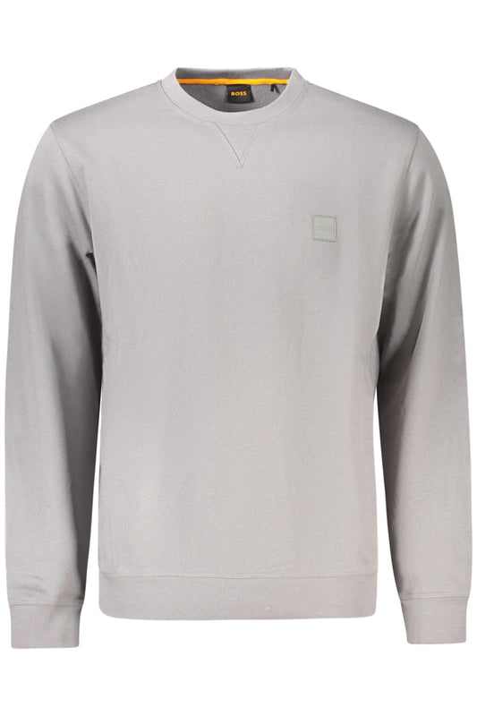 SWEAT-SHIRT ZIPPÉ GRIS BOSS POUR HOMMES - BOSS