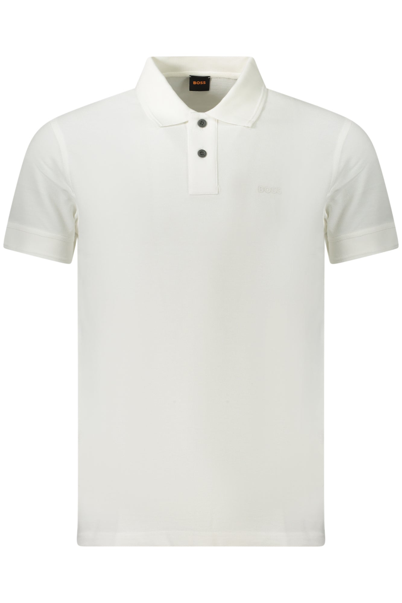 Polo Boss à manches courtes pour homme blanc - BOSS