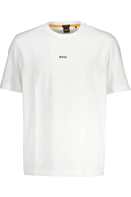 T-SHIRT MANCHES COURTES BOSS HOMME BLANC - BOSS