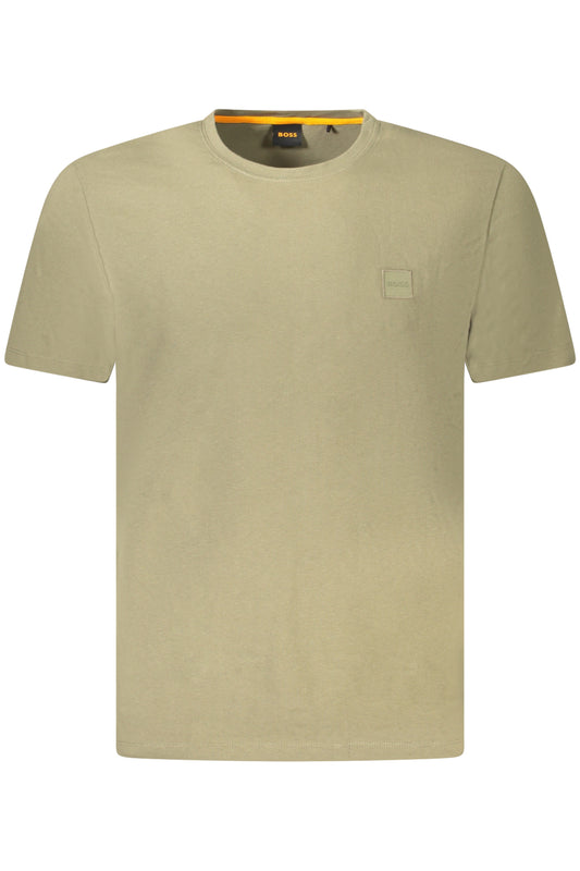 T-SHIRT MANCHES COURTES BOSS HOMME VERT - BOSS
