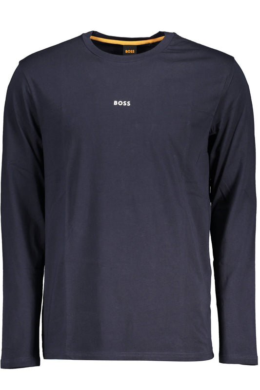 T-SHIRT MANCHES LONGUES BOSS HOMME BLEU - BOSS
