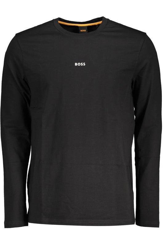 T-SHIRT MANCHES LONGUES BOSS HOMME NOIR - BOSS