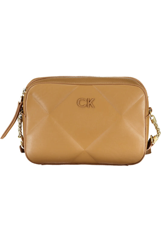 SAC FEMME CALVIN KLEIN MARRON - CALVIN KLEIN