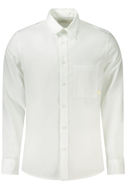 CHEMISE À MANCHES LONGUES CALVIN KLEIN HOMME BLANC - CALVIN KLEIN