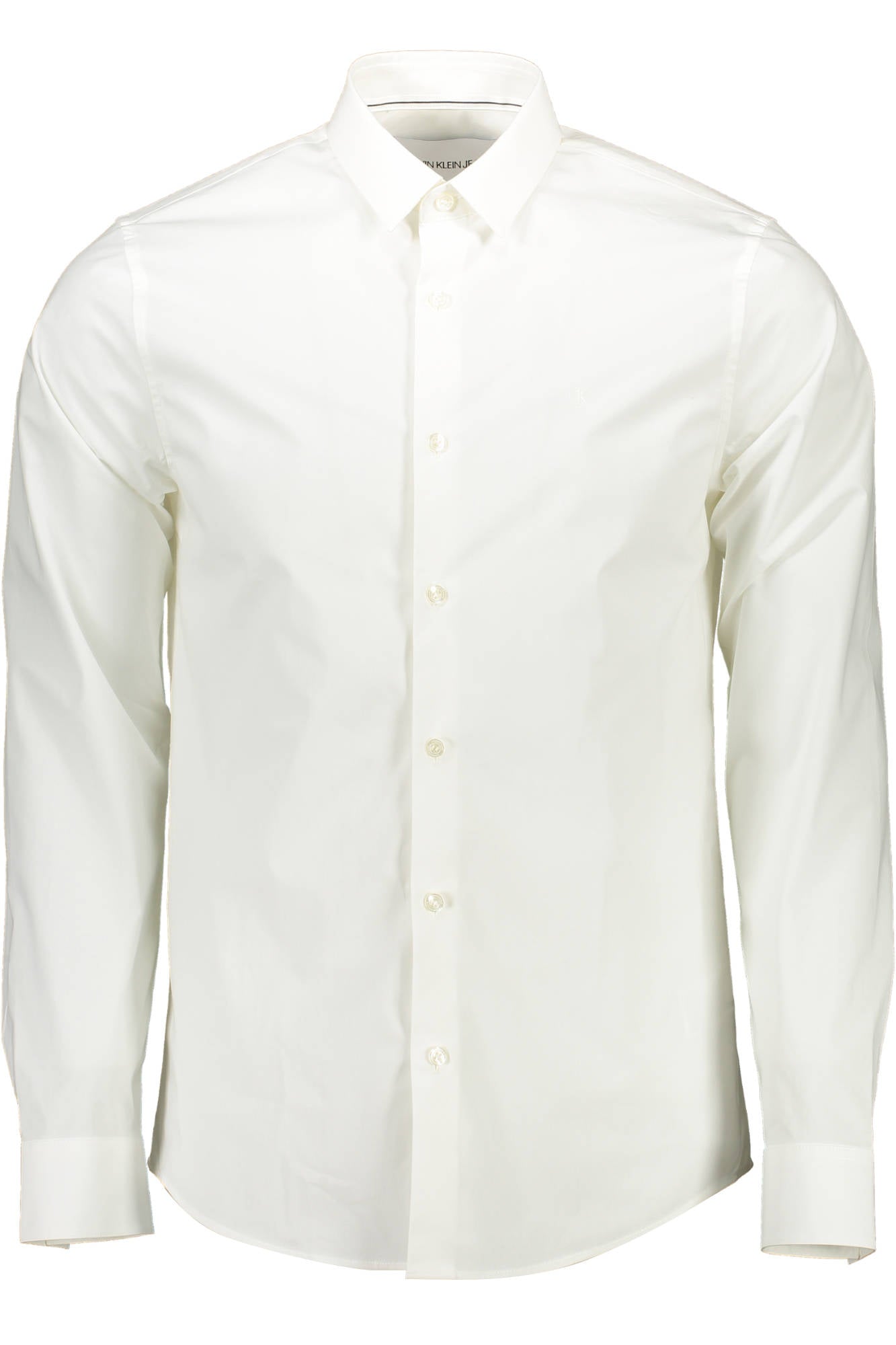 CHEMISE À MANCHES LONGUES BLANCHE POUR HOMMES CALVIN KLEIN - CALVIN KLEIN