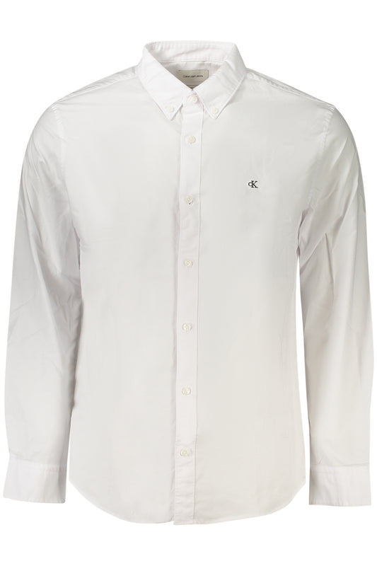 Chemise à manches longues pour homme Calvin Klein blanche - CALVIN KLEIN