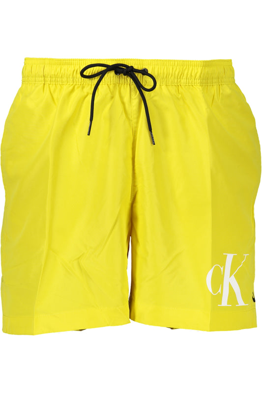 BAS DE COSTUME HOMME CALVIN KLEIN JAUNE - CALVIN KLEIN