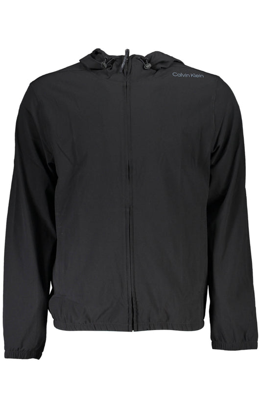SWEAT-SHIRT ZIPPÉ NOIR HOMME CALVIN KLEIN - CALVIN KLEIN