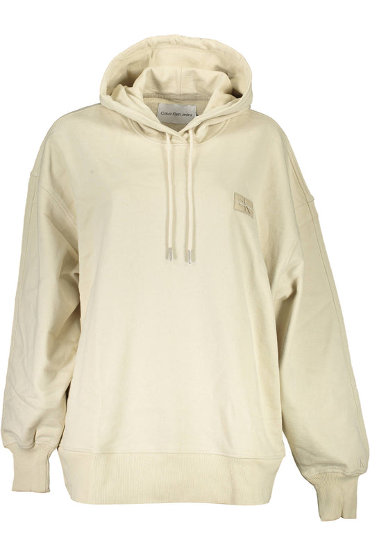Sweat-shirt sans fermeture éclair Calvin Klein pour femme Beige - CALVIN KLEIN