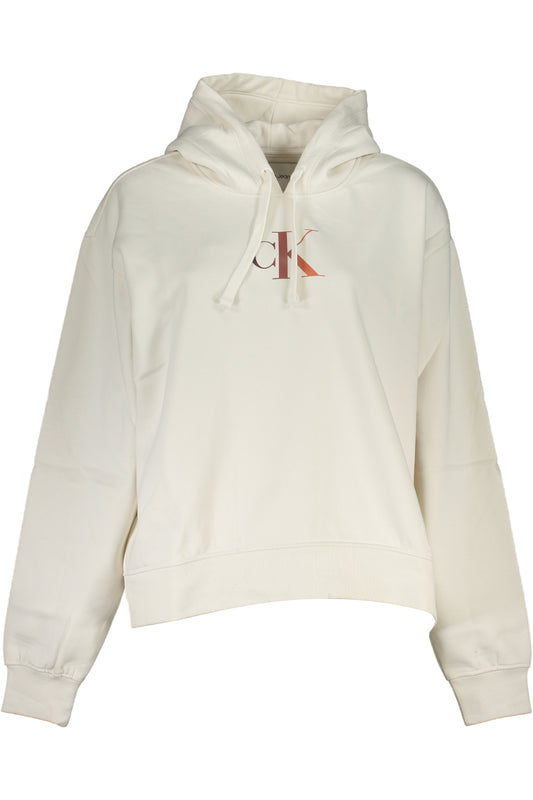 SWEAT-SHIRT SANS FERMETURE ÉCLAIR POUR FEMME CALVIN KLEIN BLANC - CALVIN KLEIN