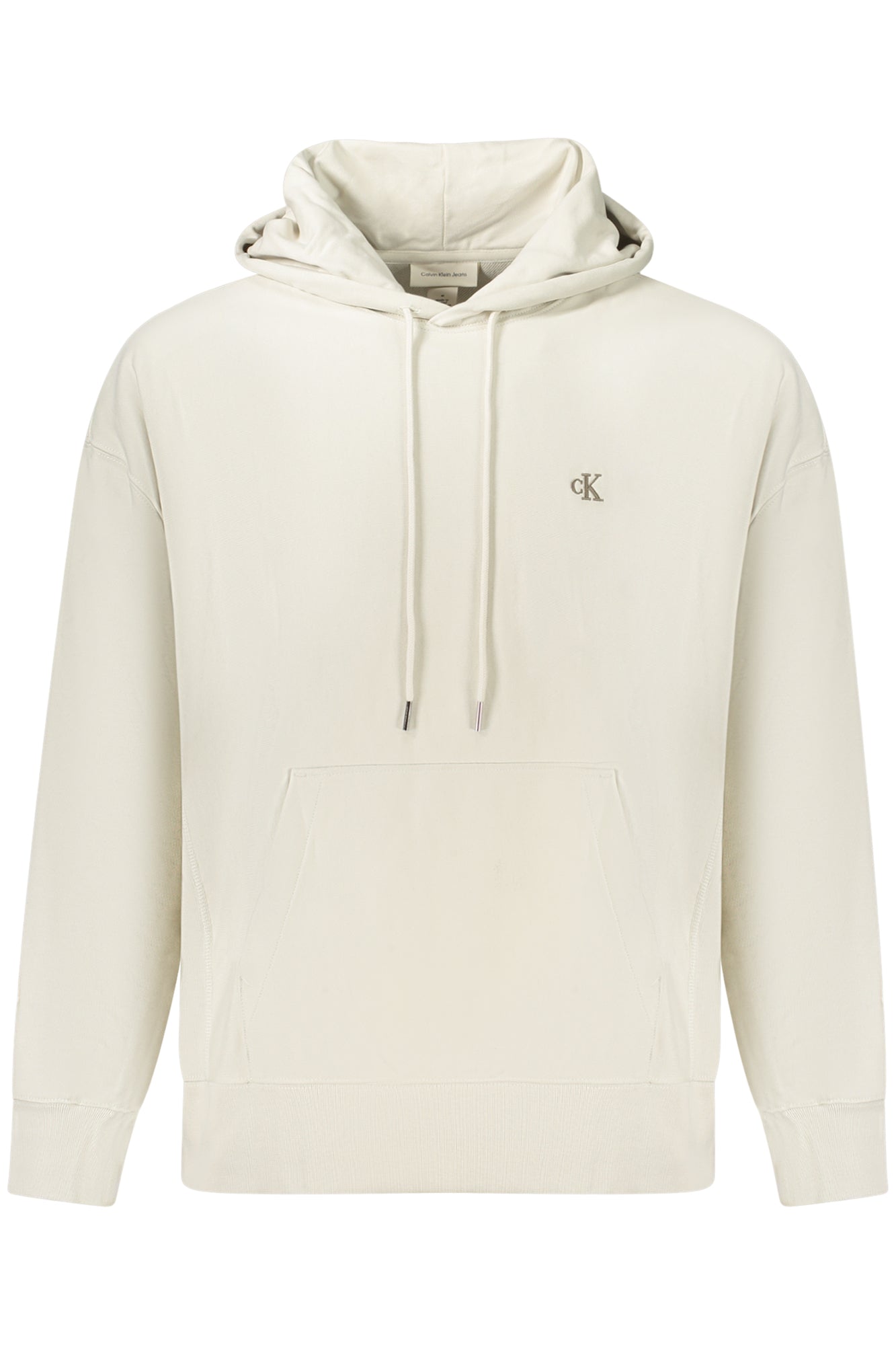 Sweat-shirt zippé pour homme Calvin Klein, beige - CALVIN KLEIN