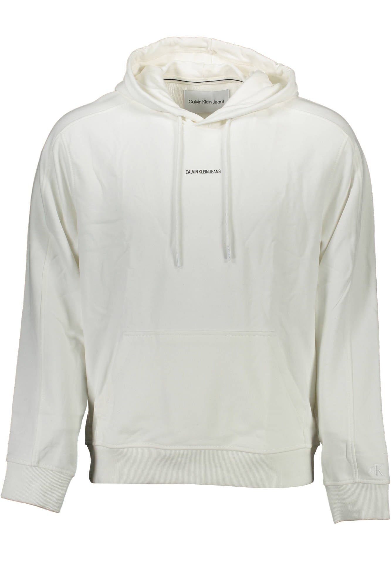 Sweat-shirt zippé homme Calvin Klein blanc - CALVIN KLEIN