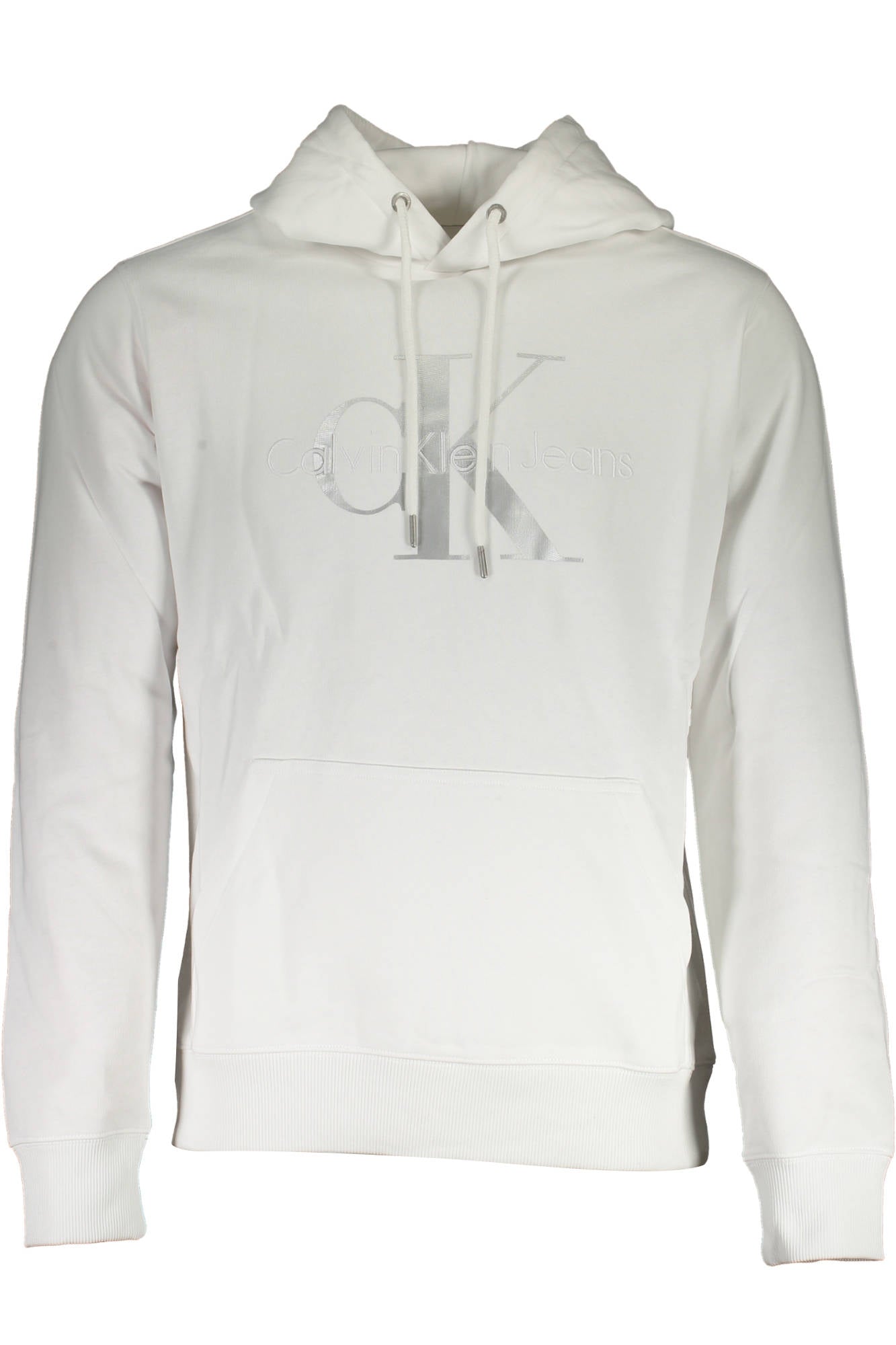 SWEAT-SHIRT HOMME BLANC SANS ZIP CALVIN KLEIN - CALVIN KLEIN