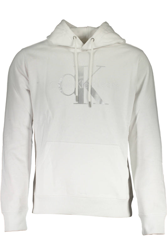 SWEAT-SHIRT HOMME BLANC SANS ZIP CALVIN KLEIN - CALVIN KLEIN