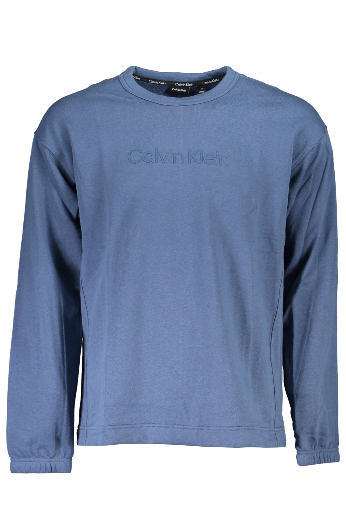SWEAT-SHIRT HOMME SANS ZIP BLEU CALVIN KLEIN - CALVIN KLEIN