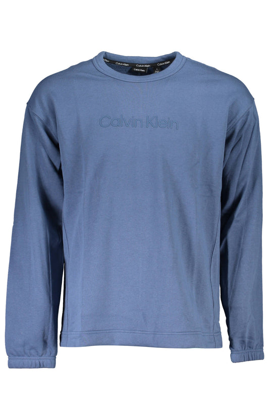 SWEAT-SHIRT HOMME SANS ZIP BLEU CALVIN KLEIN - CALVIN KLEIN