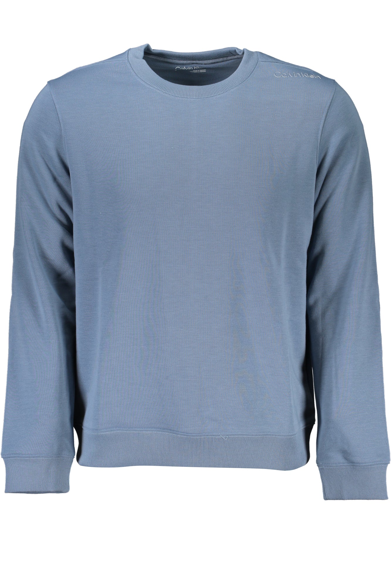 SWEAT-SHIRT SANS FERMETURE ÉCLAIR BLEU CALVIN KLEIN POUR HOMMES - CALVIN KLEIN