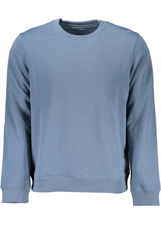 SWEAT-SHIRT SANS FERMETURE ÉCLAIR BLEU CALVIN KLEIN POUR HOMMES - CALVIN KLEIN