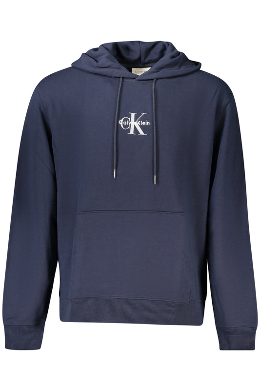 Sweat-shirt zippé bleu Calvin Klein pour homme - CALVIN KLEIN