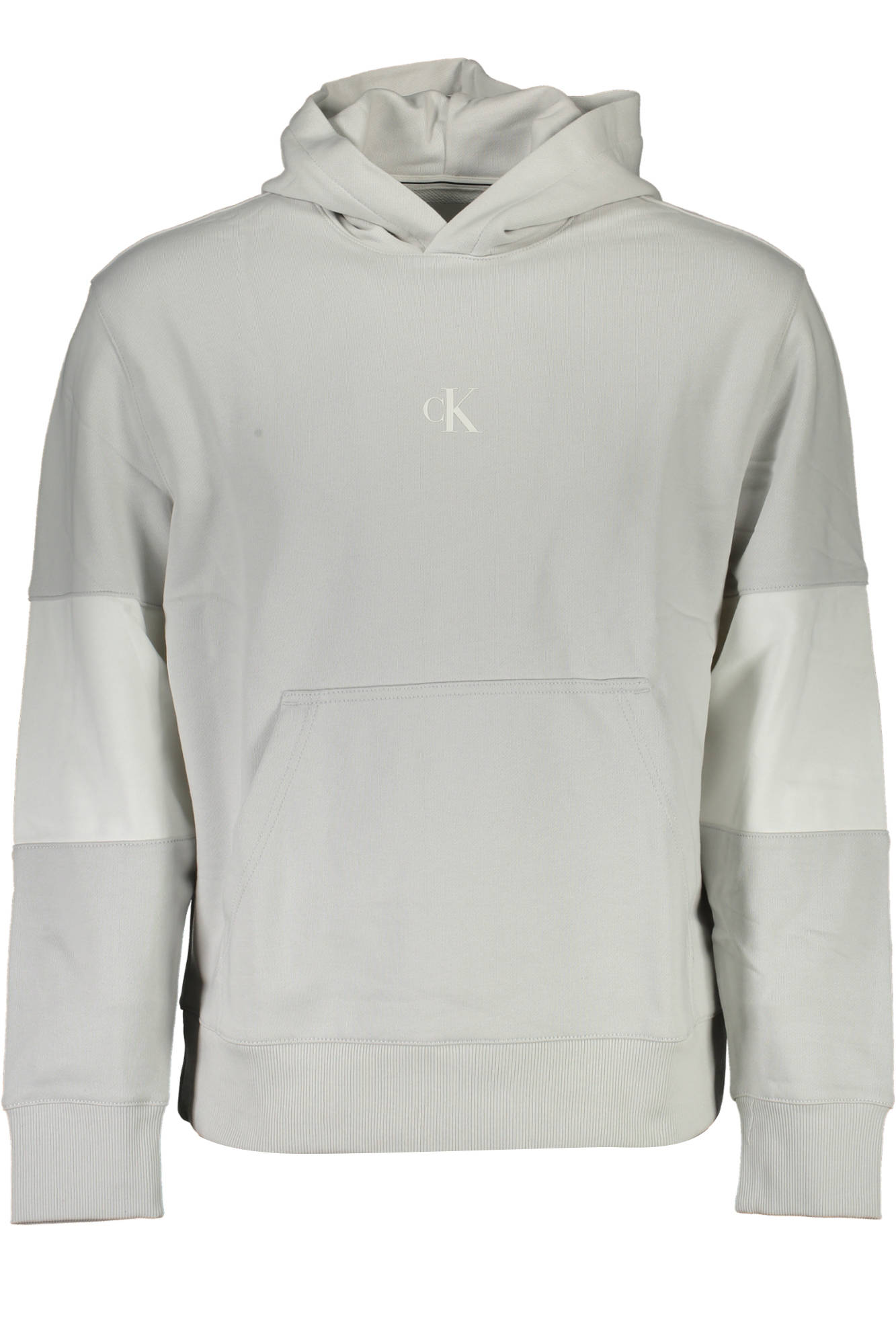 CALVIN KLEIN SWEAT SANS ZIP GRIS HOMME - CALVIN KLEIN
