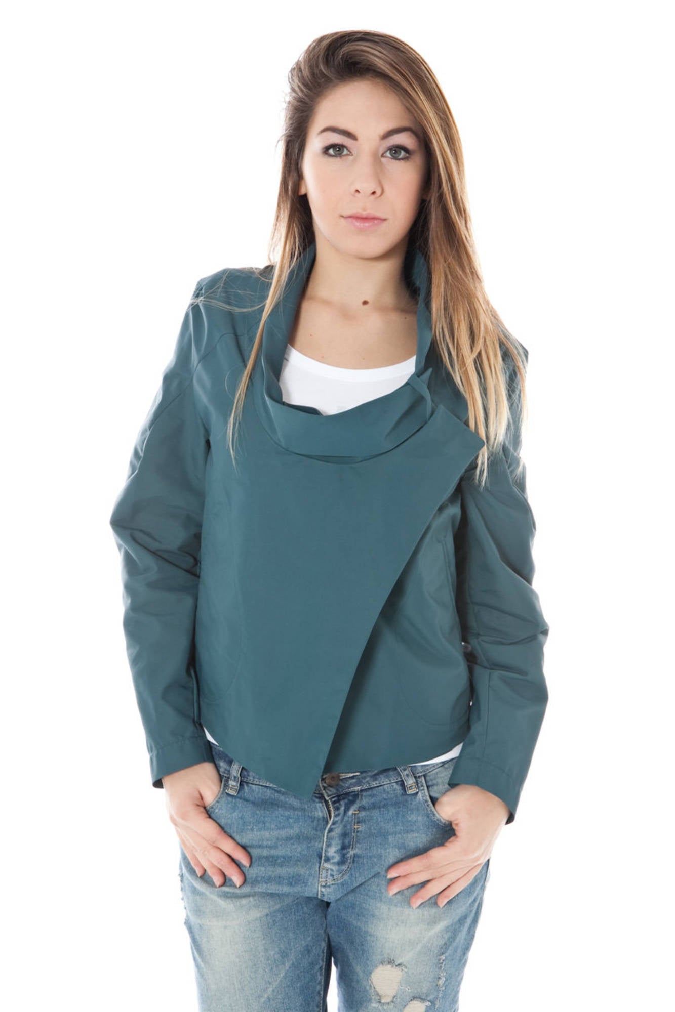 VESTE DE SPORT FEMME VERTE CALVIN KLEIN - CALVIN KLEIN