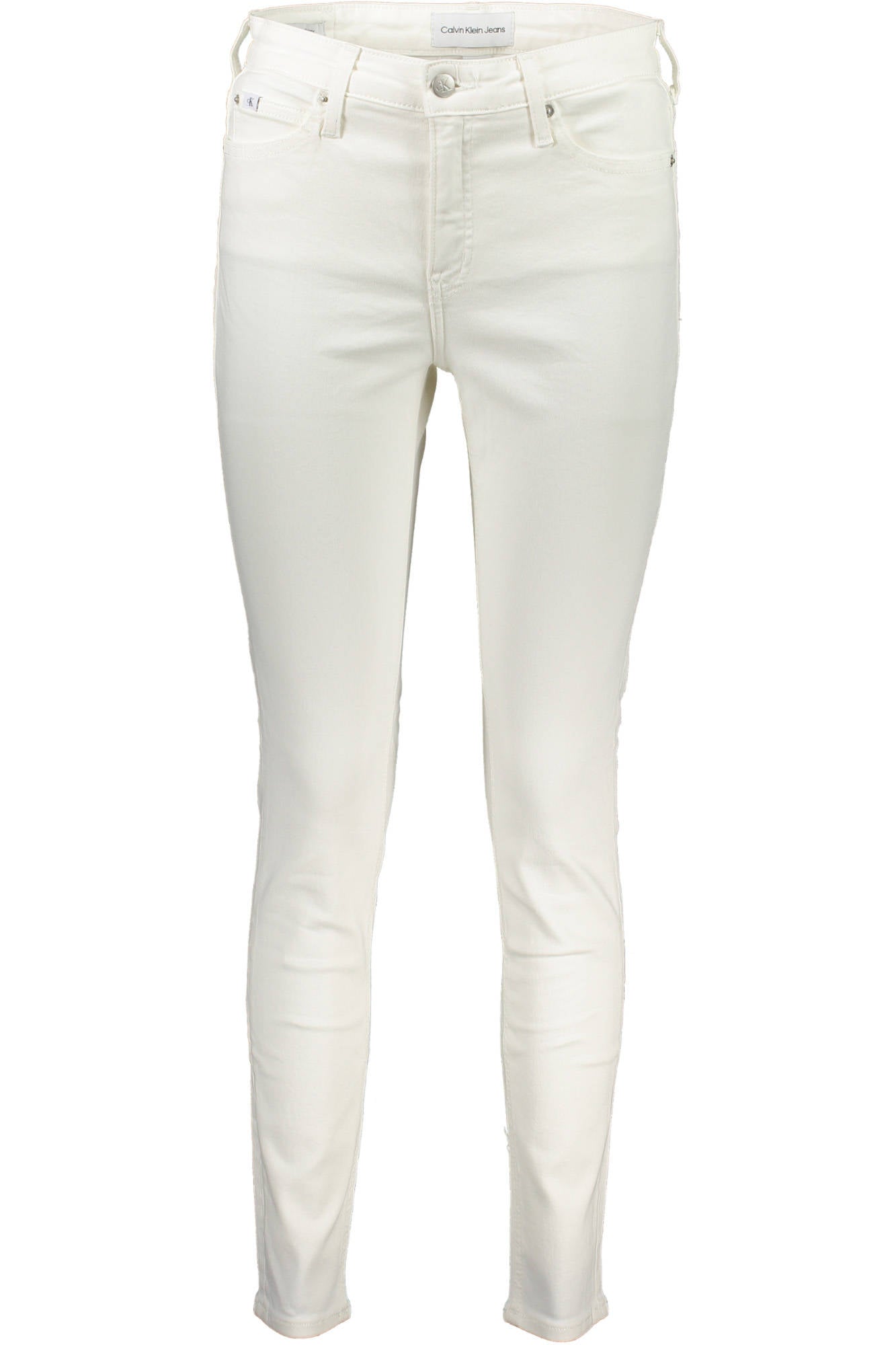 CALVIN KLEIN JEANS EN DENIM POUR FEMME BLANC - CALVIN KLEIN
