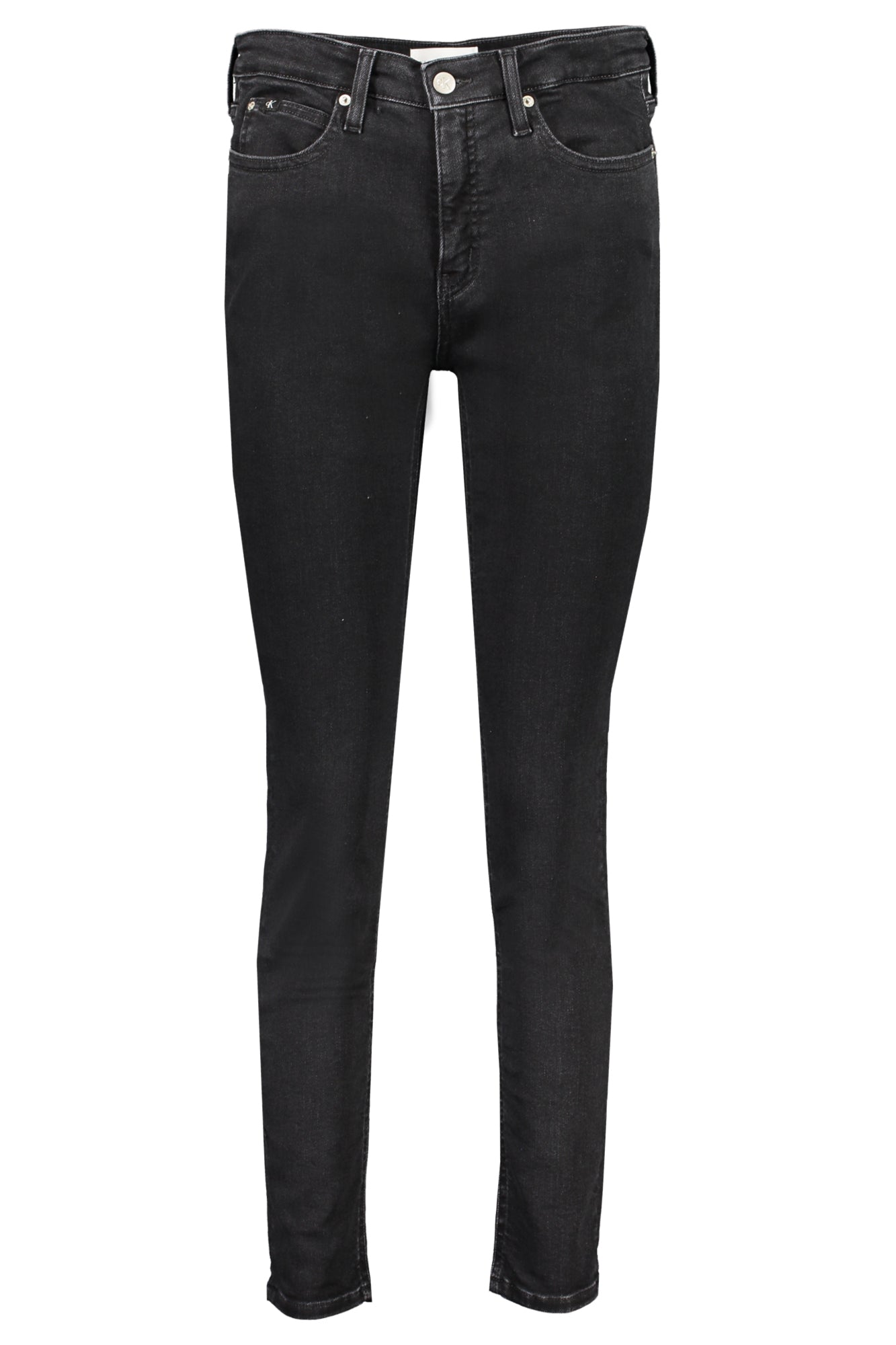 JEAN EN DENIM NOIR CALVIN KLEIN POUR FEMME - CALVIN KLEIN