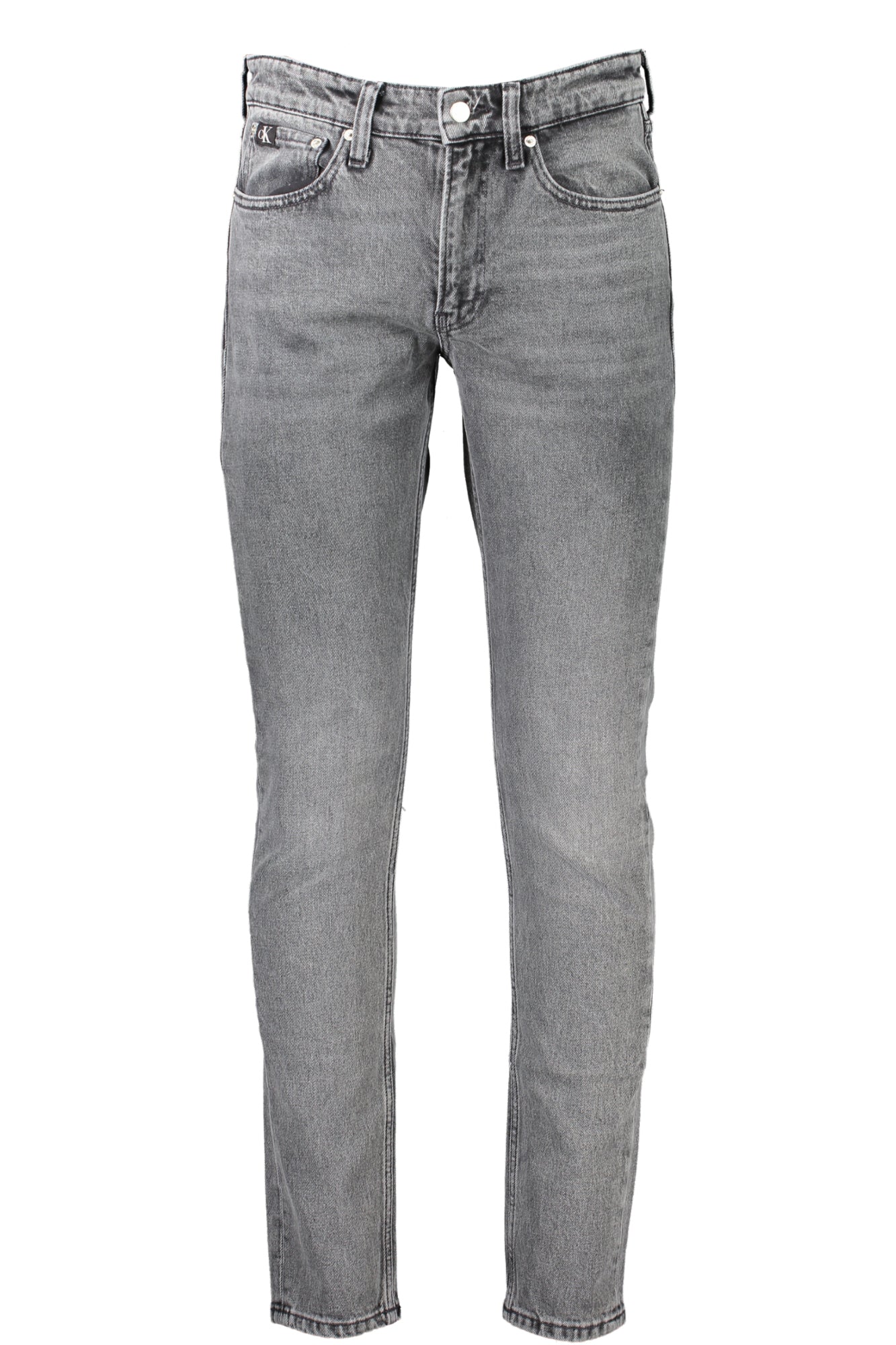 JEAN EN DENIM GRIS CALVIN KLEIN POUR HOMMES - CALVIN KLEIN