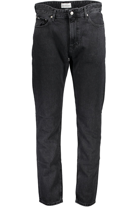 CALVIN KLEIN JEAN EN DENIM NOIR POUR HOMMES - CALVIN KLEIN