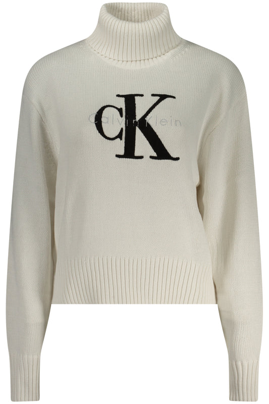 PULL BLANC POUR FEMME CALVIN KLEIN - CALVIN KLEIN