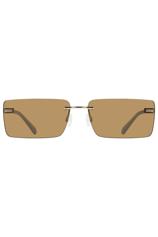 LUNETTES DE SOLEIL FEMME CALVIN KLEIN BEIGE - CALVIN KLEIN