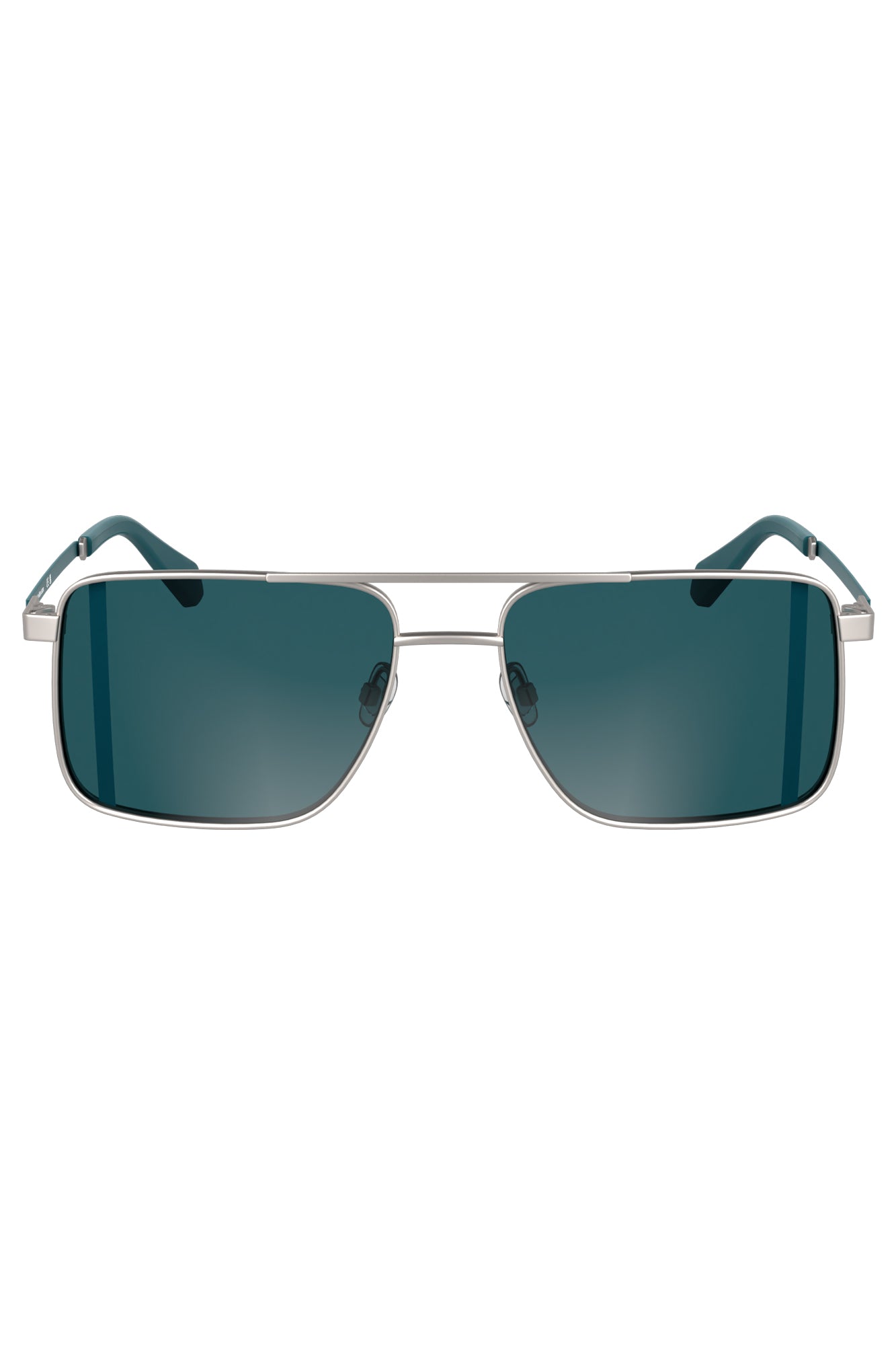 LUNETTES DE SOLEIL POUR HOMMES CALVIN KLEIN ARGENTÉES - CALVIN KLEIN