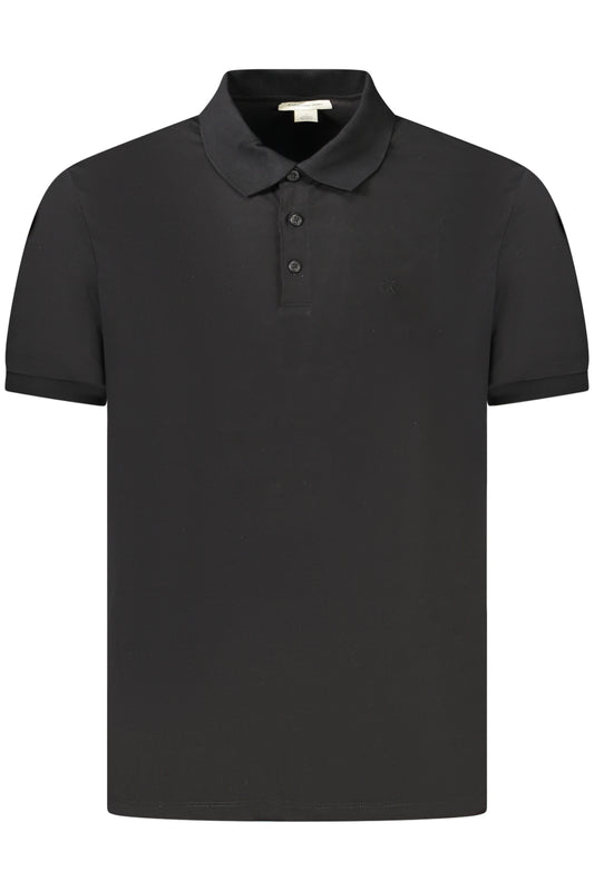 POLO À MANCHES COURTES POUR HOMMES CALVIN KLEIN NOIR - CALVIN KLEIN