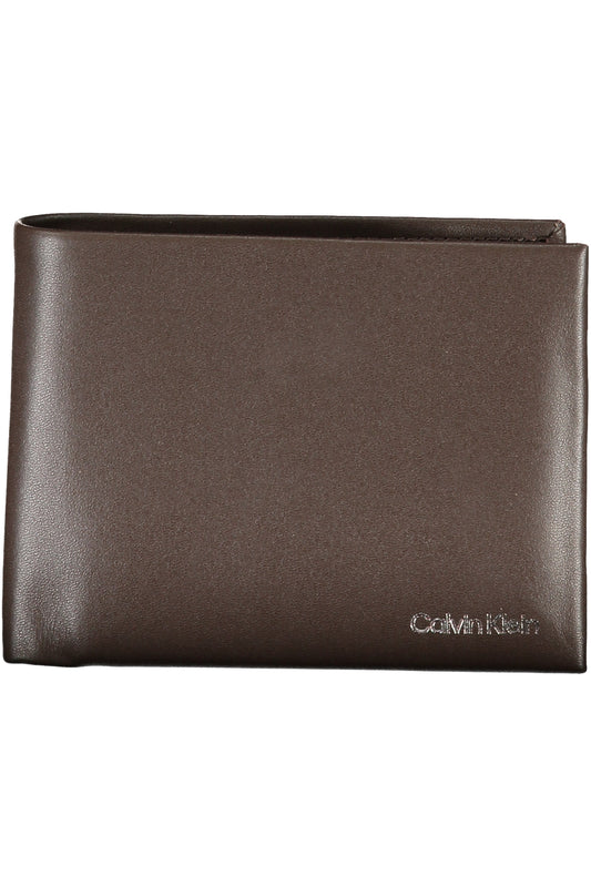 PORTEFEUILLE HOMME CALVIN KLEIN MARRON - CALVIN KLEIN