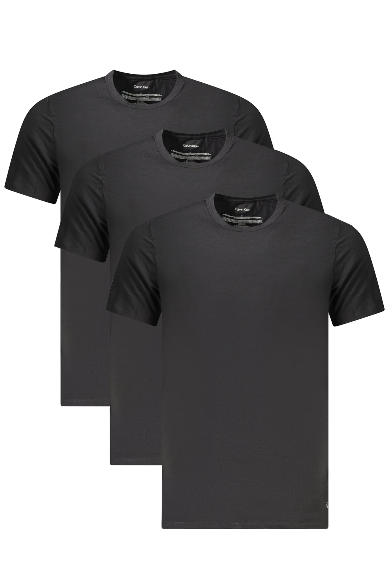T-SHIRT À MANCHES COURTES POUR HOMMES CALVIN KLEIN NOIR - CALVIN KLEIN
