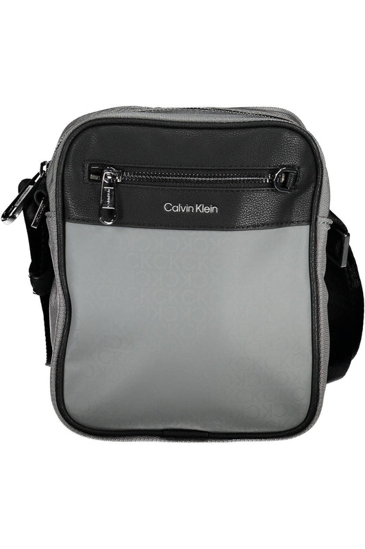 SAC À BANDOULIÈRE HOMME GRIS CALVIN KLEIN - CALVIN KLEIN