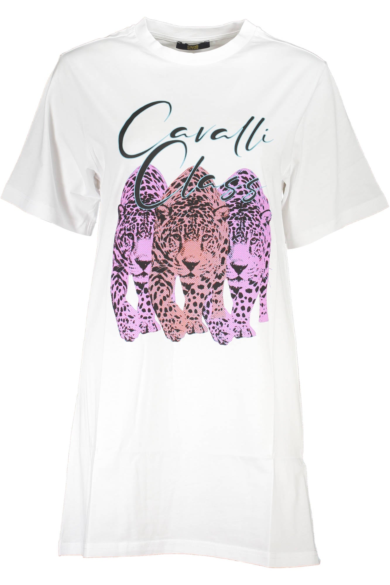 ROBE COURTE FEMME CAVALLI CLASS BLANC - CAVALLI CLASS