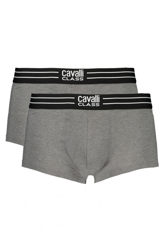 BOXER CAVALLI CLASS HOMME GRIS - CAVALLI CLASS
